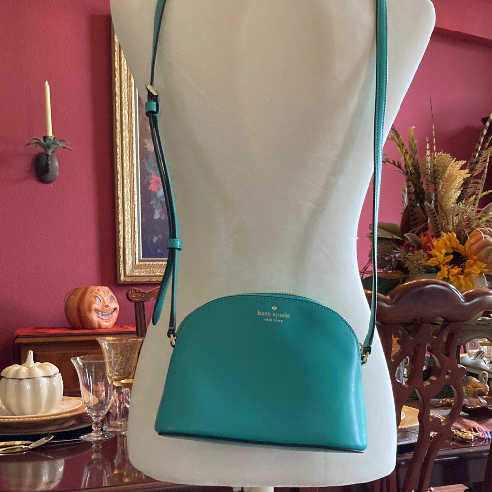 Kate Spade Vibrant Aqua Blue Crossbody Bag